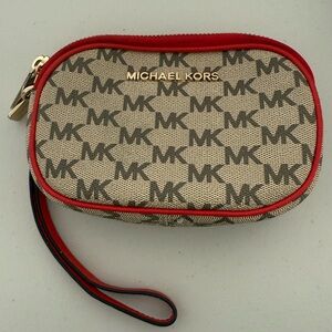 Michael Kors Small Logo Coin Wristlet